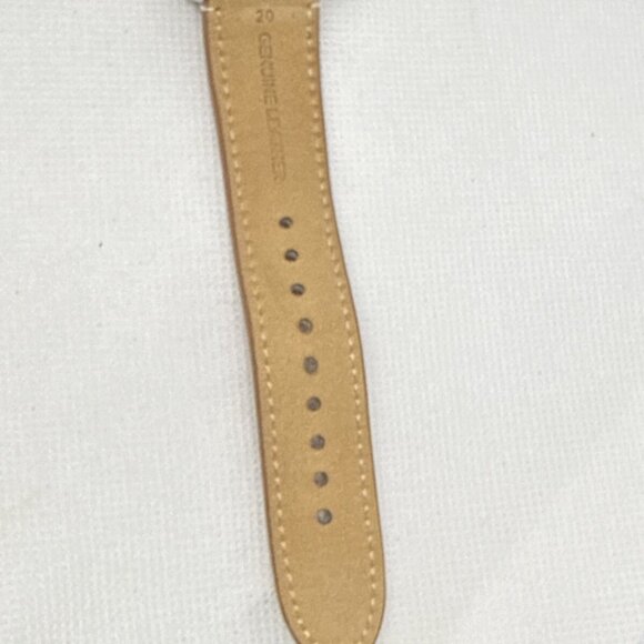 Fossil AM4623 Cecile Crystal Accented 40mm Quartz Brown Leather Strap Women's - Picture 10 of 12